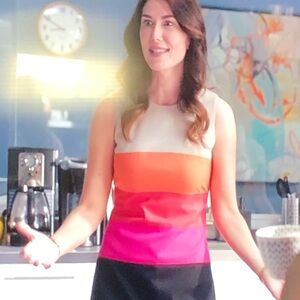 As seen on TV-90s Sleeveless Striped Dress